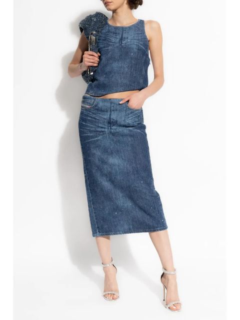 Diesel De-Plaque-S tank top - Blue - zdjęcie produktu nr 2