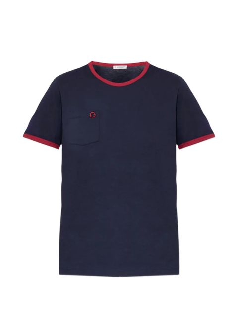 Moncler pocket-ringer T-shirt - Blue - zdjęcie produktu nr 1
