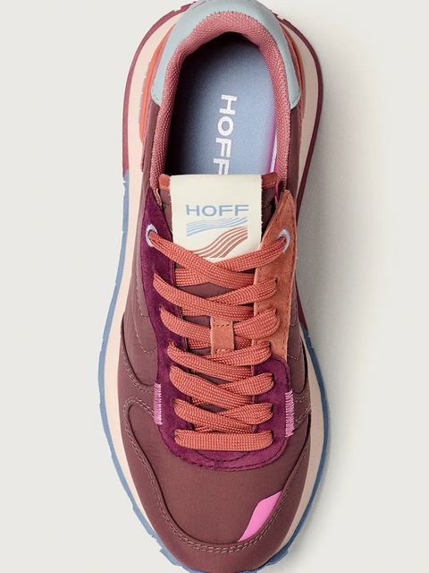 Hoff sneakersy TRACK & FIELD BURGUN damskie kolor bordowy 22517004