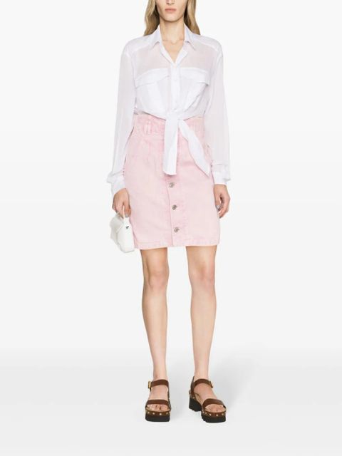 MARANT ÉTOILE Nath organic cotton shirt - White - zdjęcie produktu nr 2