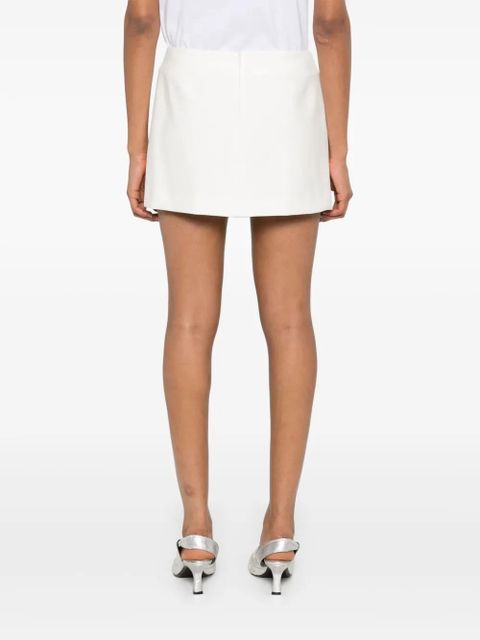 PINKO crystal-embellished mini skirt - White