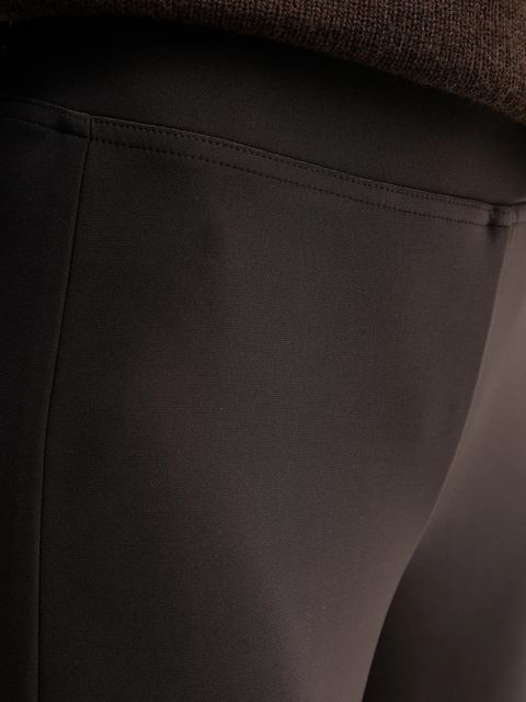 Joseph Ribkoff spodnie damskie kolor brązowy proste high waist 153088F25 - zdjęcie produktu nr 2