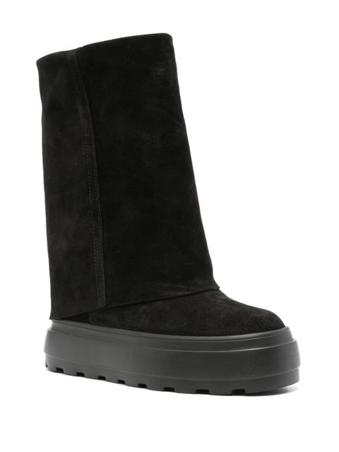 Casadei layered platform boots - Black - zdjęcie produktu nr 2