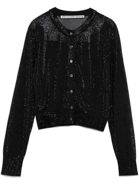 Alexander Wang cropped cardigan - Black - zdjęcie produktu nr 1