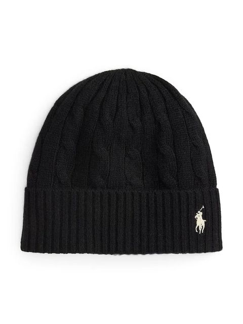 Polo Ralph Lauren czapka wełniana kolor czarny 455981442 - zdjęcie produktu nr 1