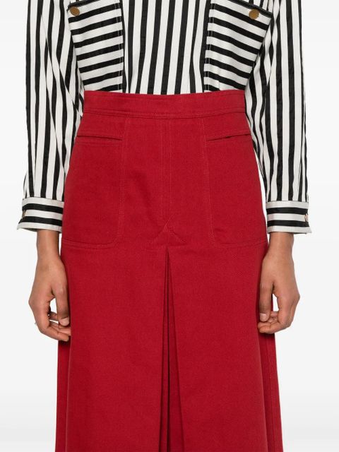 Max Mara Rock midi skirt - Red