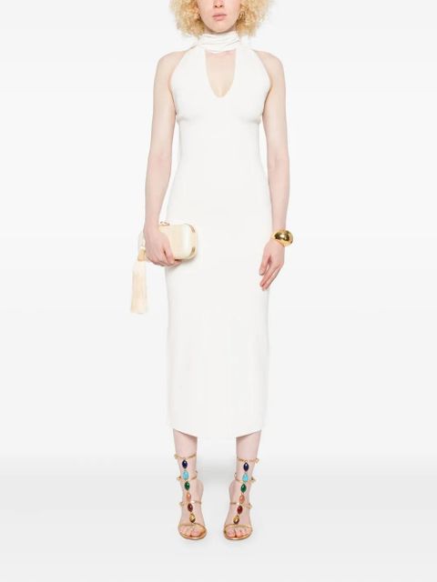 Cult Gaia Caia halter-neck midi dress - Neutrals - zdjęcie produktu nr 2