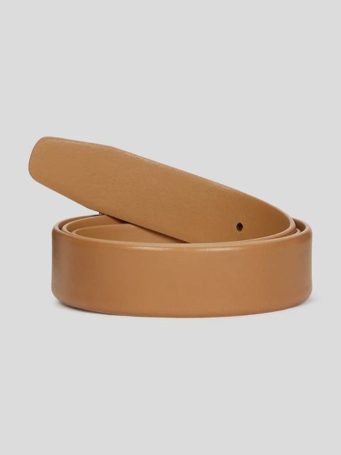 Karl Lagerfeld pasek skórzany K/AUTOGRAPH damski kolor brązowy A3W33041 - zdjęcie produktu nr 2