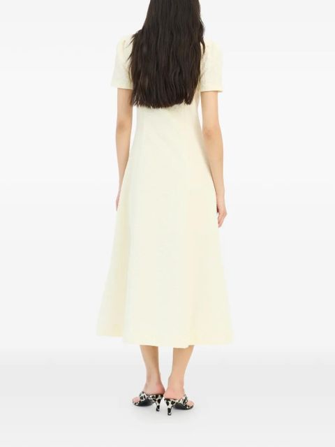 ROTATE BIRGER CHRISTENSEN flared midi dress - Yellow