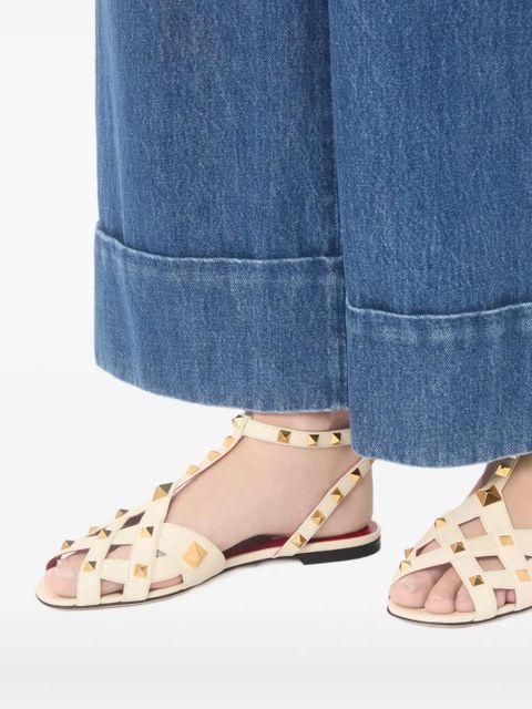 Valentino Garavani studdy kidskin sandals - Neutrals