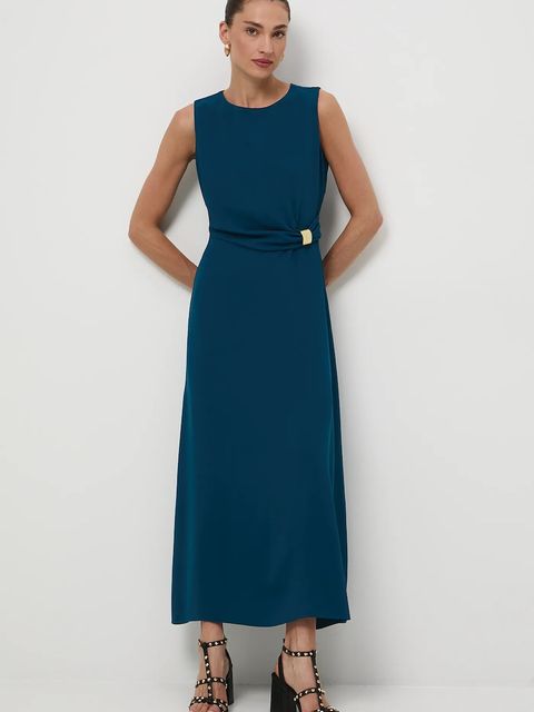 Medicine sukienka kolor zielony maxi rozkloszowana - zdjęcie produktu nr 1