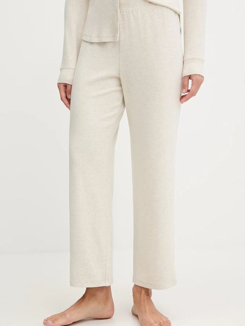 Calvin Klein Underwear piżama damska kolor beżowy LV00QS7582