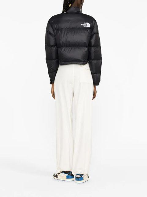 The North Face Nuptse padded cropped jacket - Black