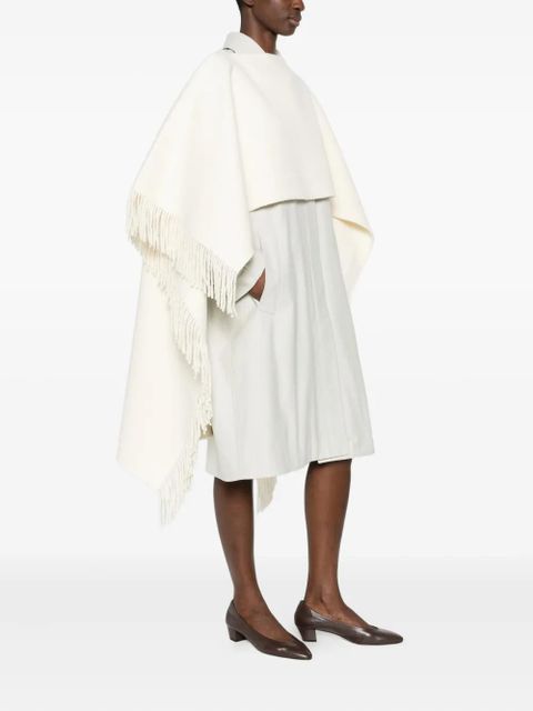 TOTEME fringe-detailing scarf - White - zdjęcie produktu nr 2