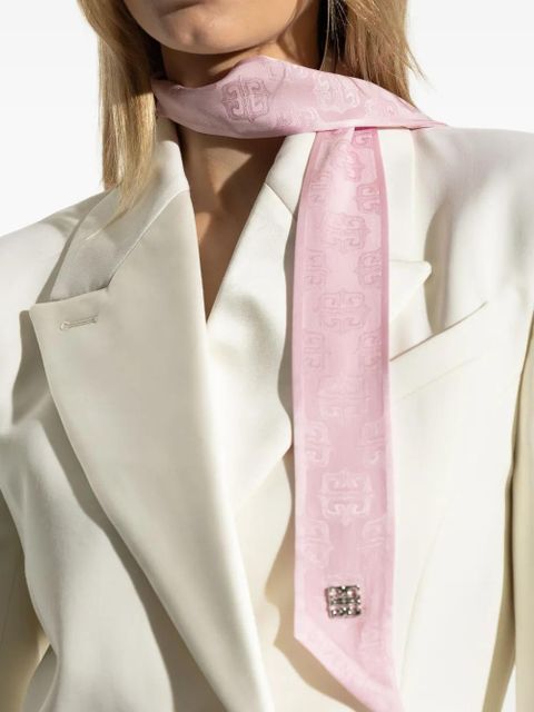 Givenchy patterned neck scarf - Pink