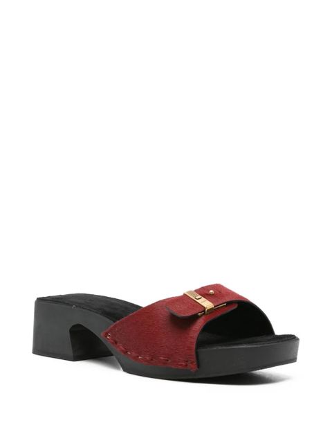 KHAITE 50mm Britt sandals - Red - zdjęcie produktu nr 2
