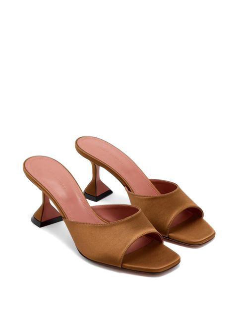 Amina Muaddi 70mm Lupita sandals - Brown - zdjęcie produktu nr 2