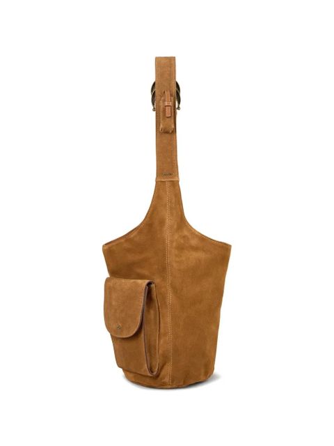 Ba&Sh You You suede shoulder bag - Brown