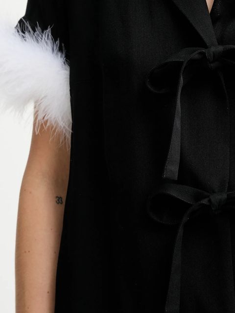 The Sleeper piżama damski kolor czarny POSP02P002F