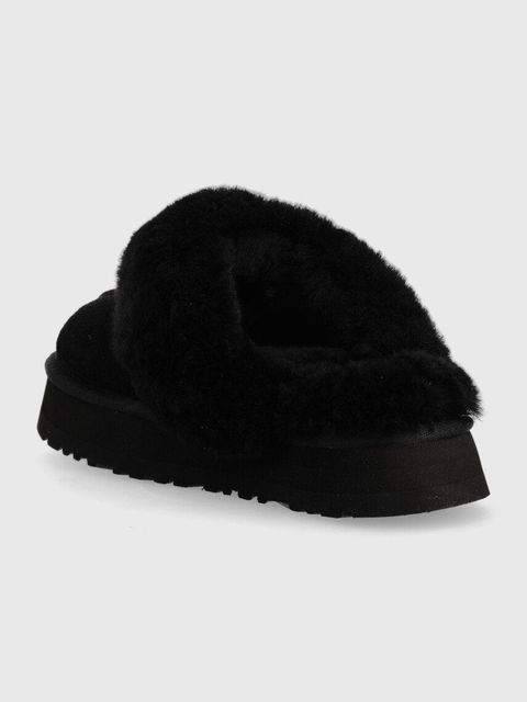 UGG kapcie skórzane Disquette kolor czarny 1122550.BLK