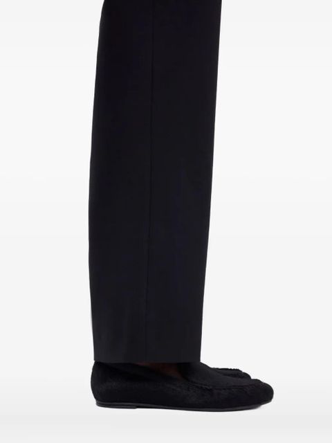 LouLou de Saison Glenn pony-effect loafers - Black