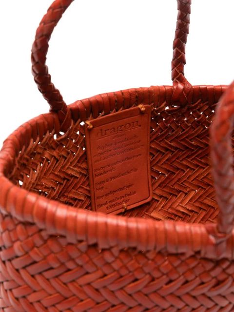 DRAGON DIFFUSION Mini Gora Flat tote bag - Orange