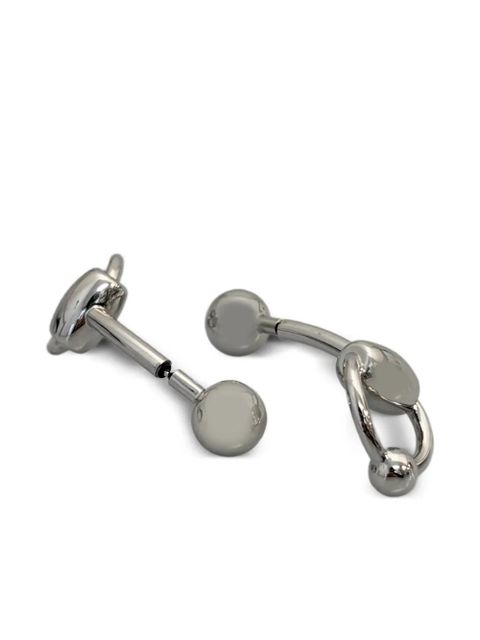 Jean Paul Gaultier Equestrian earrings - Silver - zdjęcie produktu nr 1