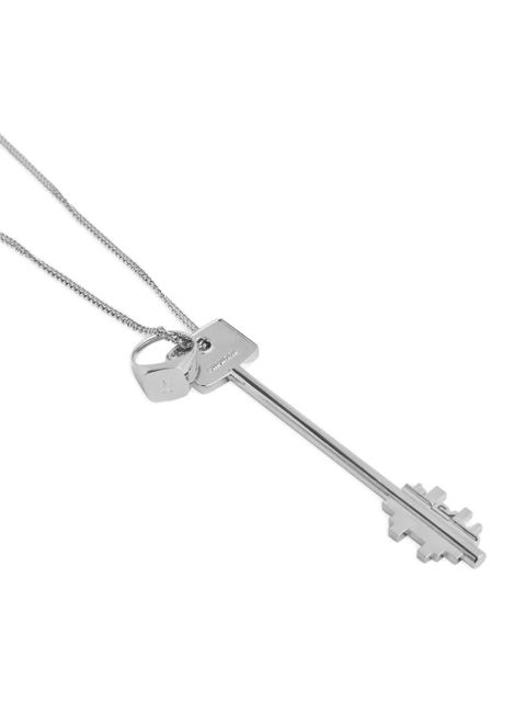 Rabanne key-pendant necklace - Silver