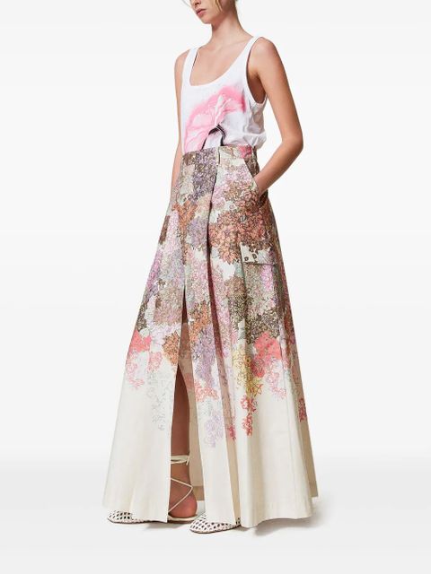 TWINSET floral-print skirt - Neutrals - zdjęcie produktu nr 2