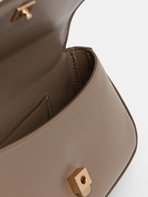 Calvin Klein torebka kolor beżowy LV04F3172G