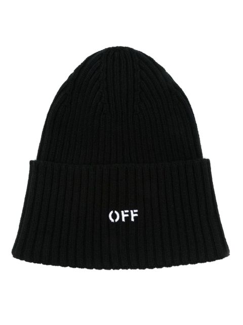 Off-White Offstamp beanie - Black - zdjęcie produktu nr 1