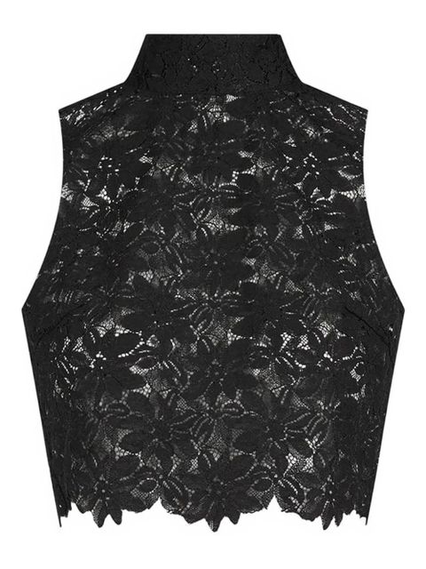 Manière De Voir lace open-back top - Black - zdjęcie produktu nr 1