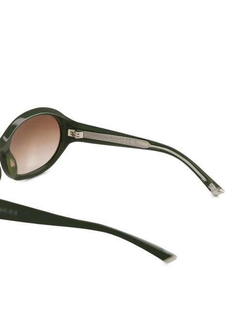 Gucci Eyewear logo-engraved sunglasses - Green