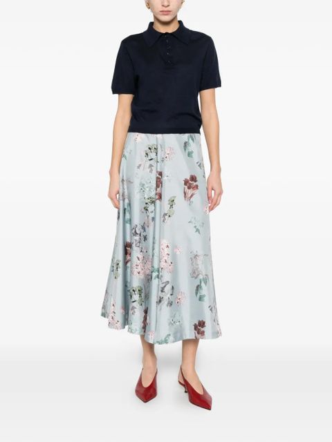 Altuzarra floral midi skirt - Blue - zdjęcie produktu nr 2