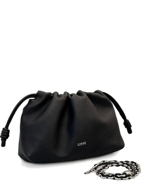 LOEWE medium Flamenco clutch - Black - zdjęcie produktu nr 1