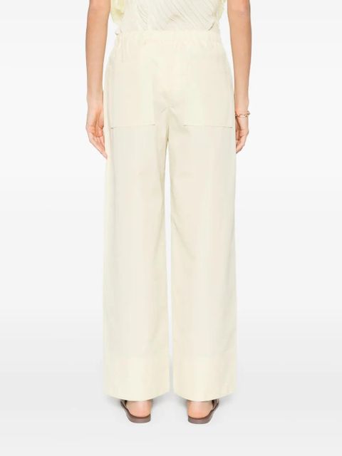 TOTEME twisted-seam boxer trousers - Yellow