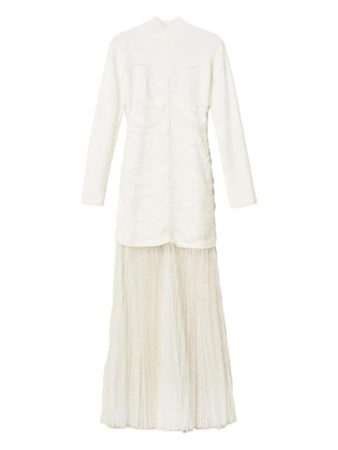 TWINSET tulle knit maxi dress - White - zdjęcie produktu nr 1