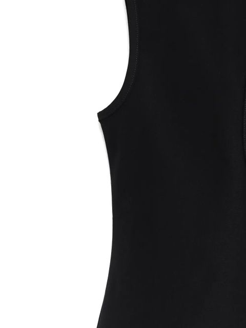 Gimaguas Anis open-front tie top - Black