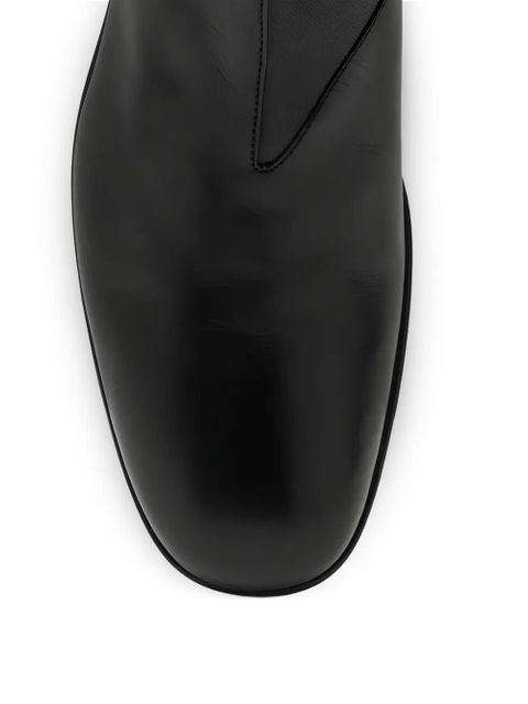 Prada pull-tab chelsea boots - Black