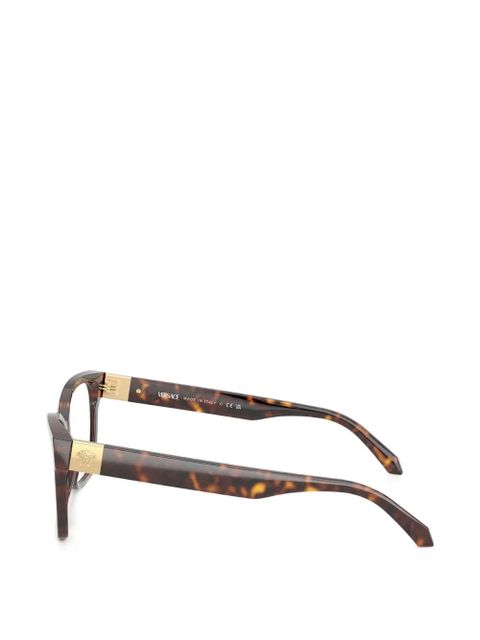 Versace square-frame glasses - Brown