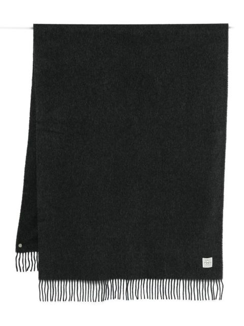 TOTEME fringed cashmere scarf - Black