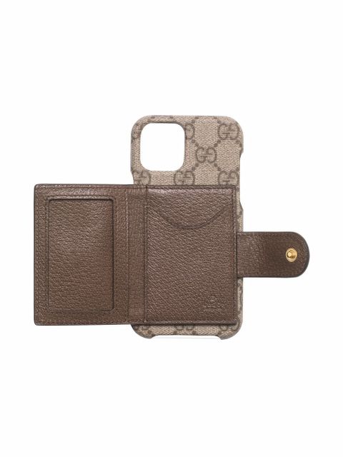 Gucci Ophidia iPhone 12/iPhone 12 Pro case - Brown