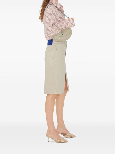 Burberry denim skirt - Neutrals