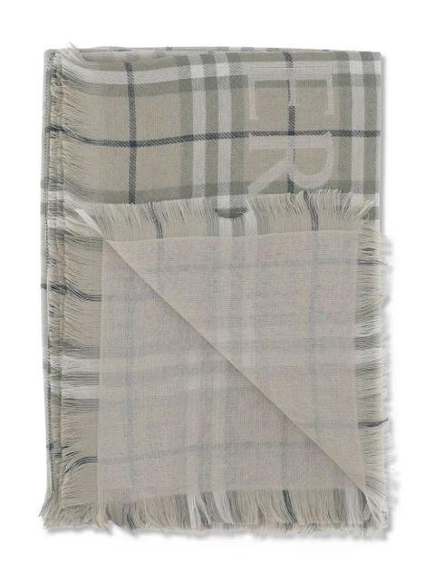 Burberry checked scarf - Neutrals