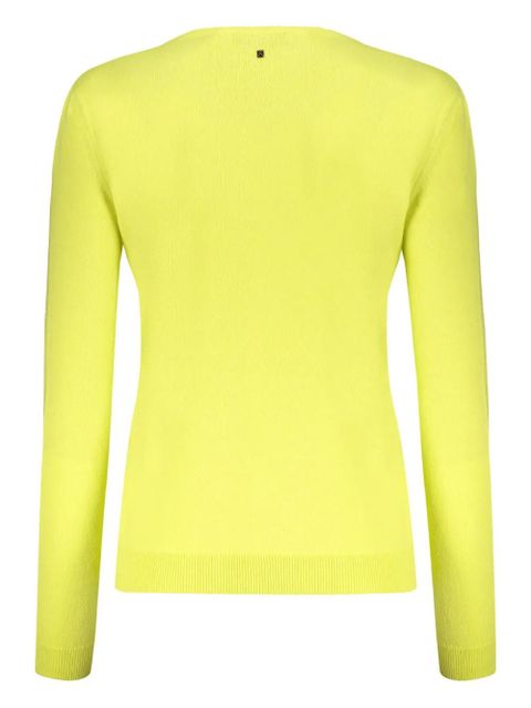 Valentino Garavani long-sleeve crew-neck sweater - Yellow - zdjęcie produktu nr 2