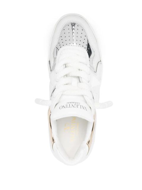 Valentino Garavani logo-print sneakers - White