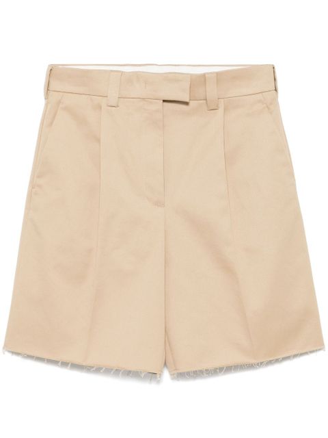 Miu Miu cotton shorts - Neutrals - zdjęcie produktu nr 1