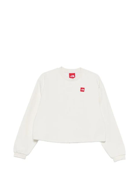 The North Face cropped logo-detail sweatshirt - Neutrals - zdjęcie produktu nr 1