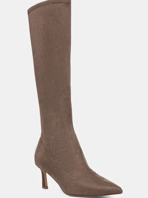 Steve Madden kozaki Leisured damskie kolor beżowy na szpilce 11003500 - zdjęcie produktu nr 1