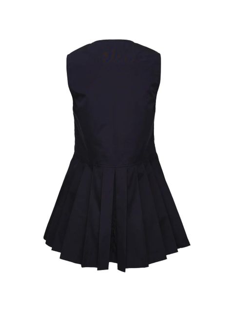 Jil Sander V-neck cotton blouse - Blue - zdjęcie produktu nr 2